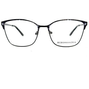 BCBG MAXAZRIA‎ Rumi Black Square Designer Eyeglasses Frames 52-16 130 H16804